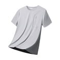 thumbnail image 1 of Eagokdc Mens Round Neck T Shirts Casual Breathable Short Sleeve Comfy Loose Big And Tall Tee Shirt Size L-5XL, 1 of 5