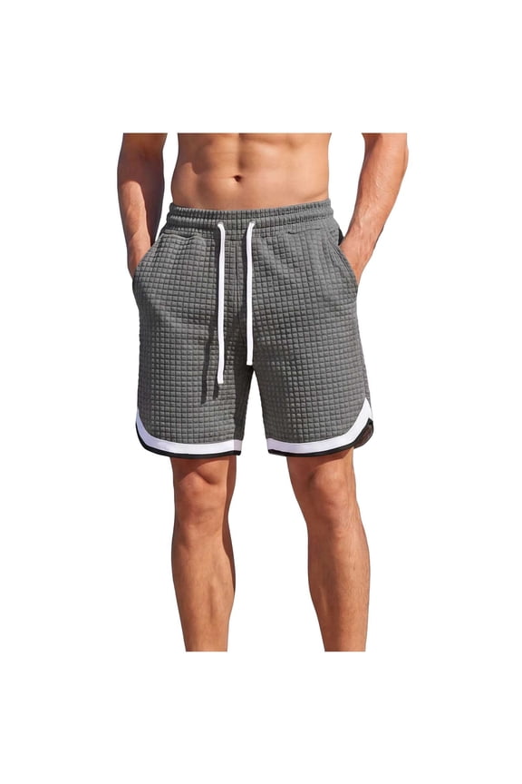Mens Tall Shorts Casual Drawstring Cotton Lightweight Big And Tall Short With Pockets Size S-3XL