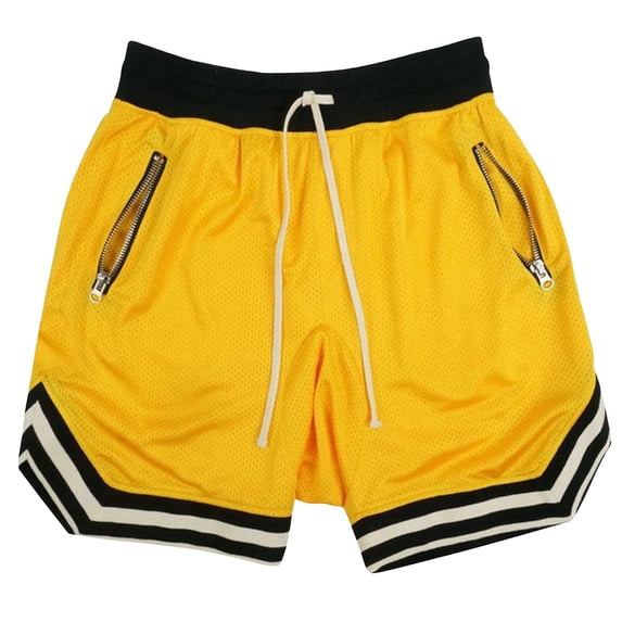Eagokdc Shorts Mens Casual Solid Color Straight Workout Gym Elastic Waist Big And Tall Short Size S-5XL