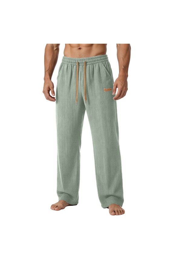 Stretch Pants for Men Casual Jogging Loose Drawstring Lightweight Exercise Big And Tall Pant With Pockets Size S-4XL