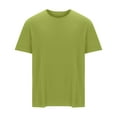 thumbnail image 1 of Eagokdc T shirt for Men Casual Round Neck Summer Cotton Big and Tall Plain Short Sleeve Tee Top Size L-5XL, 1 of 4