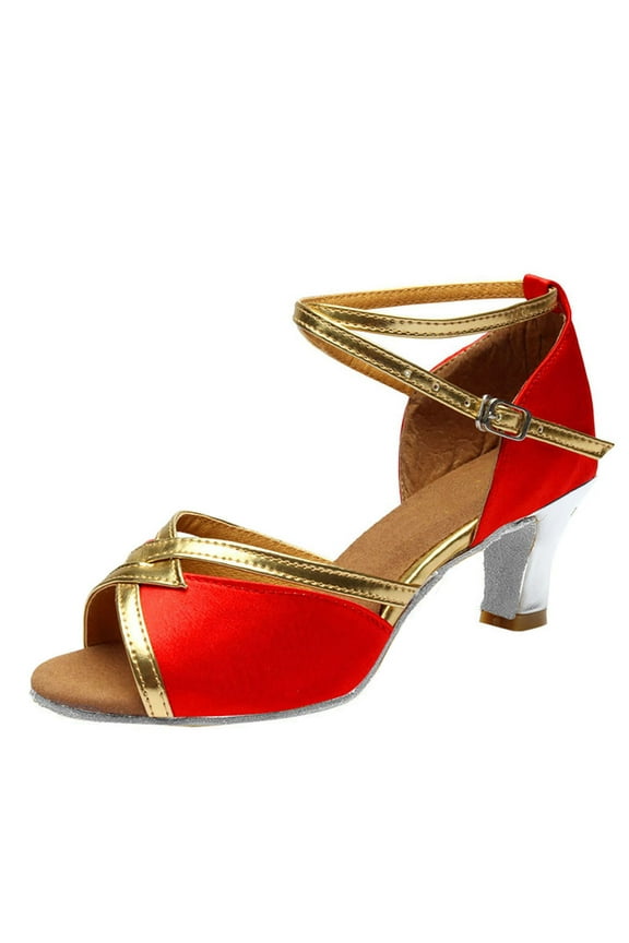 womens sandalsAnkle Strap Womens Sandals Dressy Casual Red 41