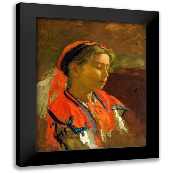 Eakins, Thomas 12x14 Black Modern Framed Museum Art Print Titled - Carmelita Requena