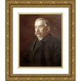 thumbnail image 1 of Eakins, Thomas 20x24 Gold Ornate Wood Framed with Double Matting Museum Art Print Titled - Thomas Flaherty, 1 of 4