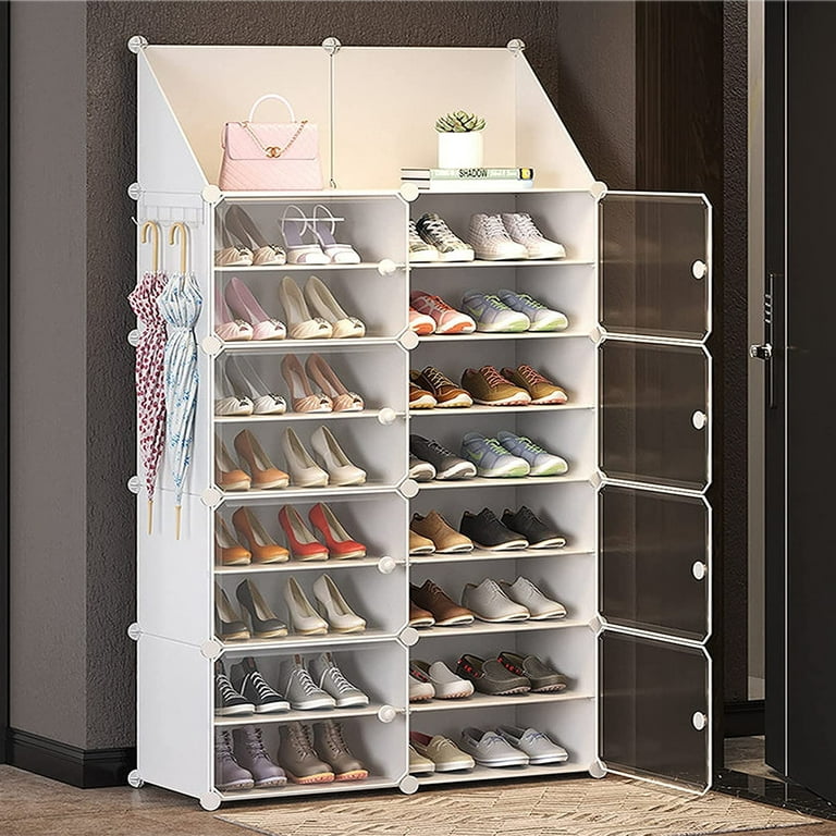 Ealing 8-Tier Shoe Rack, 32-Pair Storage, Portable Closet