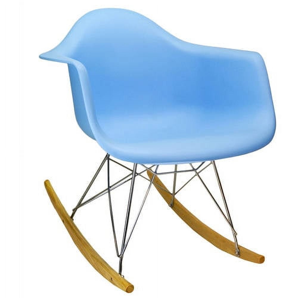 Eames Rocking Chair Mid Century Modern, Blue