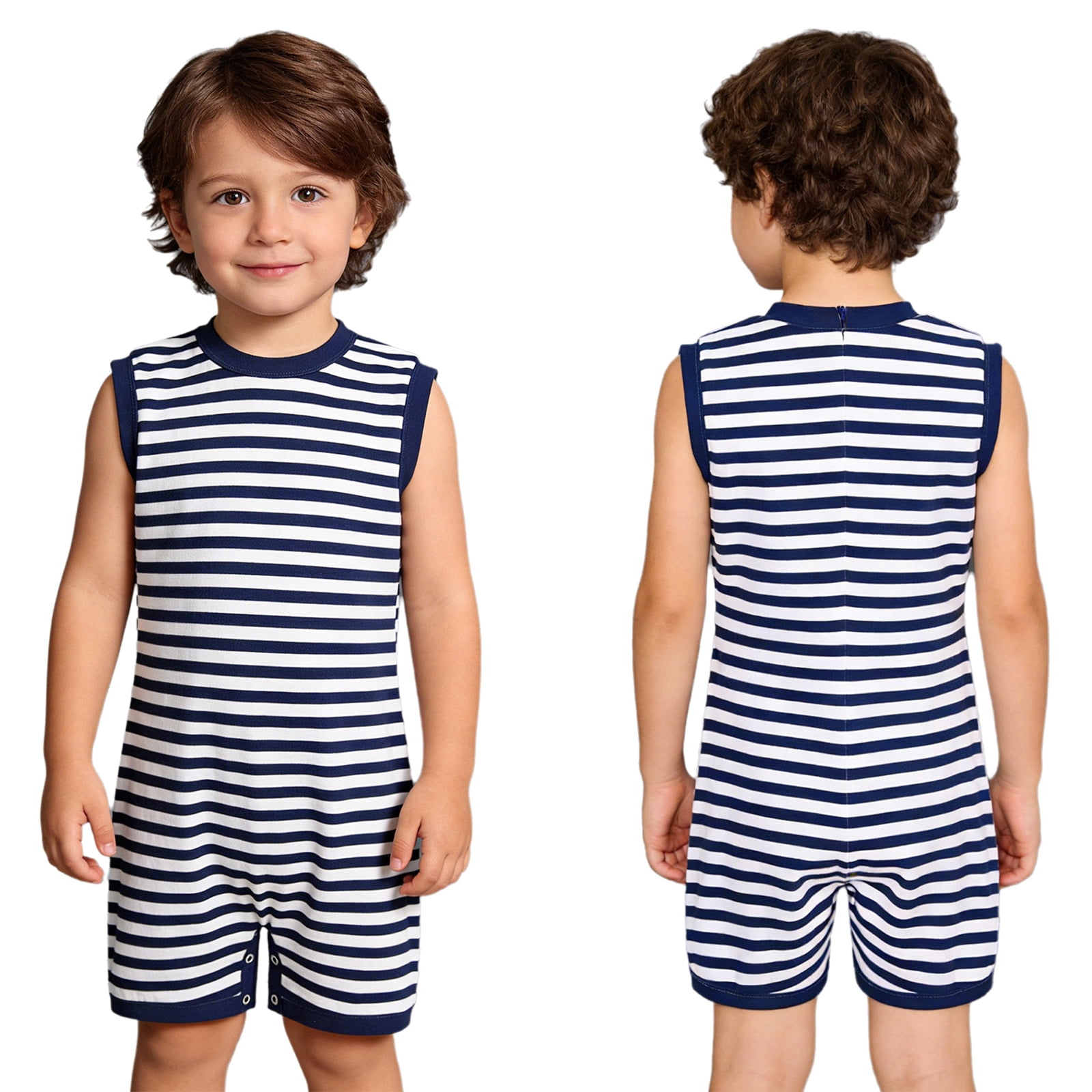 Eandarui Boys Girls Special Needs Bodysuit Adaptive Clothing Sleeveless ...