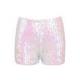 thumbnail image 1 of Eandarui Kids Boys Girls Sparkle Sequins Dance Shorts High Waist Gymnastic Jazzz Hip Hop Dance Colorful 110-120/11, 1 of 7