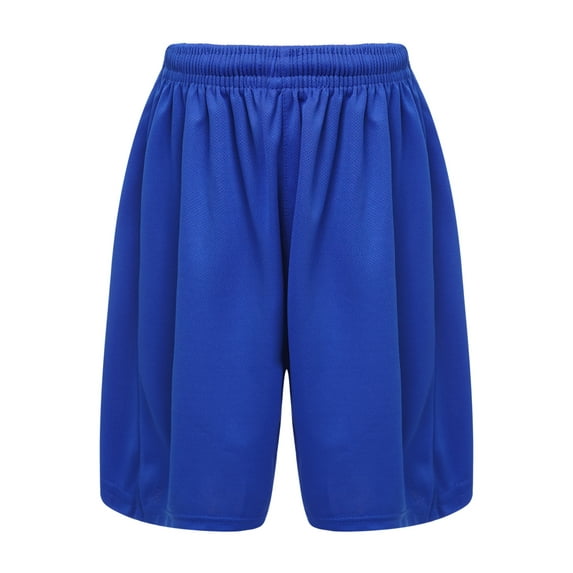 Eandarui Kids Football Basketball Shorts Boys Sport Athletic Booty Shorts Drawstring Boyshorts Blue 28