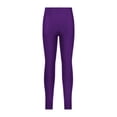 thumbnail image 1 of Eandarui Kids Girls Gymnastic Ballet Dance Leggings Pants Yoga Skating Skinny Tights Running Workout Dark Purple 16, 1 of 6