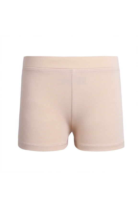 Kids Girls Gymnastic Dance Boyshorts Low Rise Shorts Dancer Athletic Booty Boy-Cut Sports Nude 14