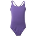 thumbnail image 1 of Eandarui Kids Girls Spaghetti Strap Ballet Dance Leotard Classic Gymnastic Yoga Sport Activewear Purple 3-4, 1 of 7