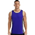 thumbnail image 1 of Eandarui Men's Athletic Basketball Jersey Lightweight Training Sports Shirts for Basketball Team Purple 5XL, 1 of 8