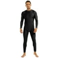 thumbnail image 1 of Eandarui Mens Spandex Zentai Gymnastics Full Body One Piece Jumpsuit Bodysuit Costume Unitard Black 2XL, 1 of 7
