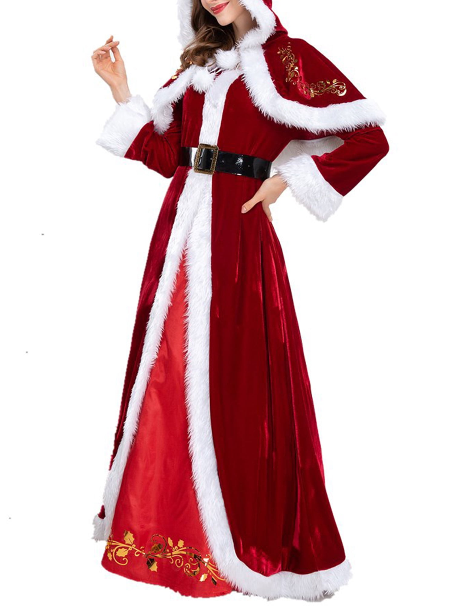 Mrs. Claus Hooded Dress