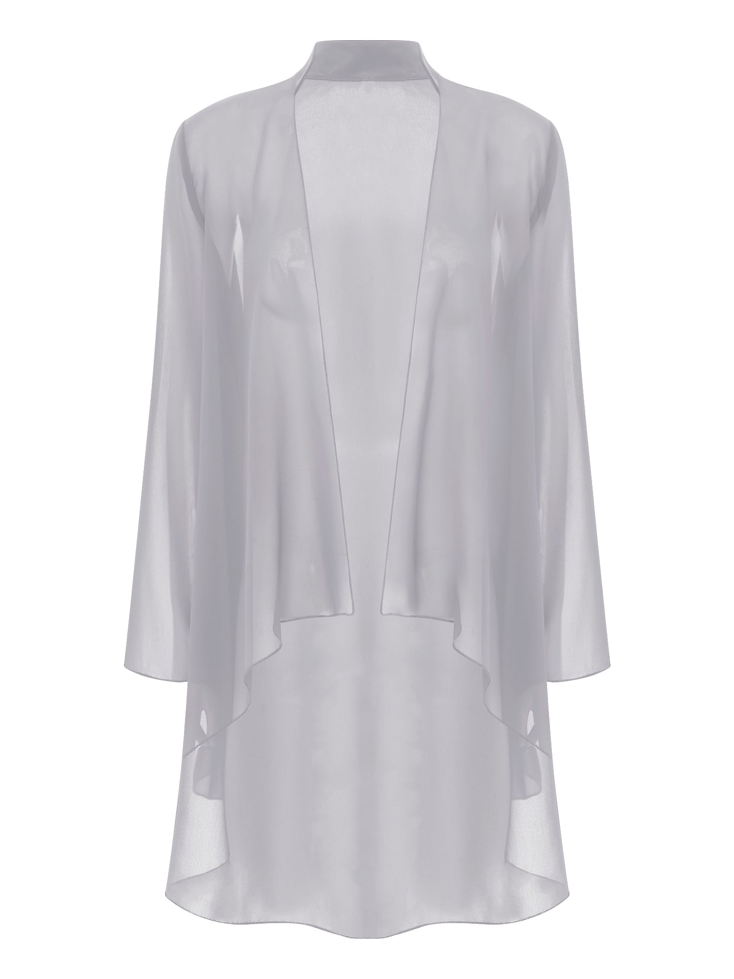 Bolero Femme Chic Élégant Léger - Gilet Blanc Long Grande Taille, Veste Mariage Été