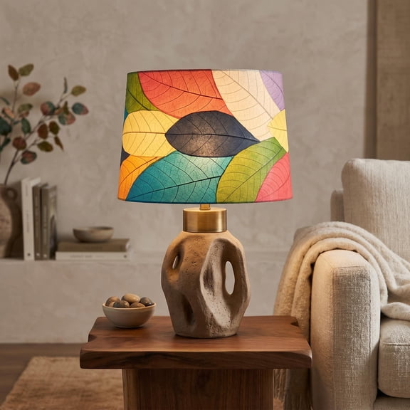 Eangee 16 Inch Tapered Drum Shade Multi