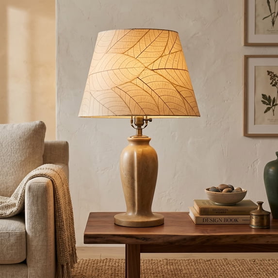Eangee 18 Inch British Drum Shade Natural