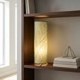 thumbnail image 1 of Eangee Cocoa Leaves Green Cylinder Table Lamp, 1 of 7
