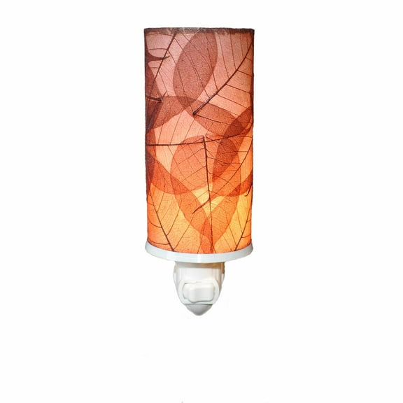 Eangee Cylinder Night Light Burgundy