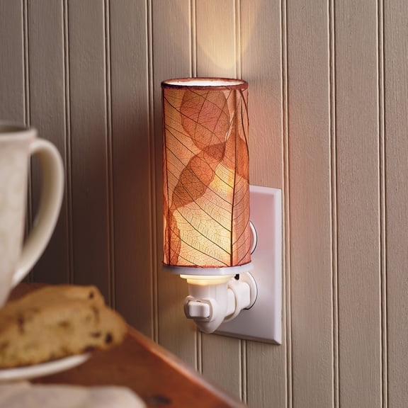 Eangee Cylinder Night Light Burgundy