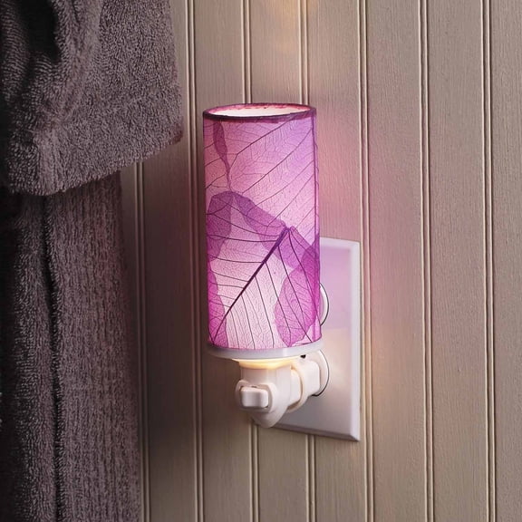 Eangee Cylinder Night Light Purple