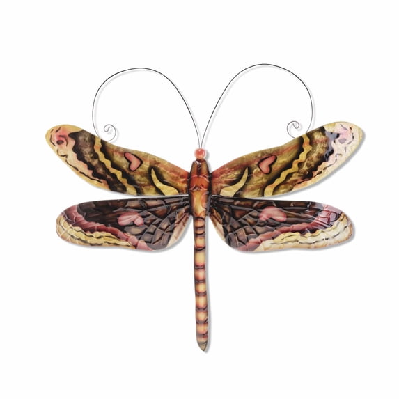 Eangee Dragonfly Wall Decor Multi Color Brown