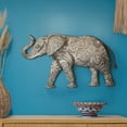 thumbnail image 1 of Eangee Elephant Wall Decor Gray, 1 of 5