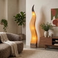 thumbnail image 1 of Eangee Flame Giant Floor Lamp Orange, 1 of 5