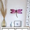 thumbnail image 1 of Eangee Home Design Dragonfly Wall Decor Purple, Capiz and Metal, Indoor / Outdoor Safe, 14x1x12 Inches, 1 of 5