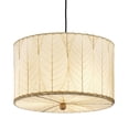 thumbnail image 1 of Eangee Home Design Drum Pendant 18 Inch, Shade Made Of Cocoa Leaves, 18x18x10 Inches, 1 of 3