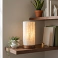 thumbnail image 1 of Eangee Home Design Mini Paper Cylinder Table Lamp, Shade Made Of Handmade Paper, 5x5x9 Inches, 1 of 6
