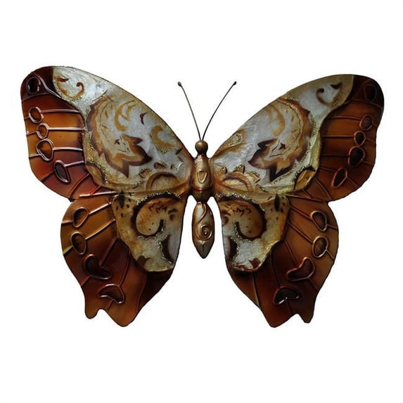 Eangee Home Design m2037 Butterfly Wall Decor, Copper
