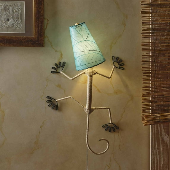 Eangee Gecko Wall Lamp Sea Blue