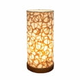 thumbnail image 1 of Eangee Home Design Paper Cylinder Table Lamp, Shade Made Of Handmade Paper, 6x6x13 Inches, 1 of 4