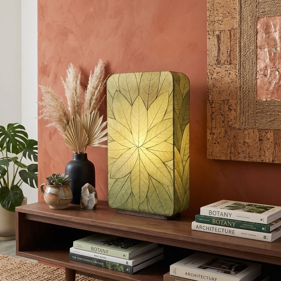 Eangee Sunburst Table Lamp Green