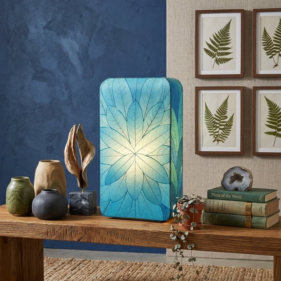 Eangee Sunburst Table Lamp Sea Blue