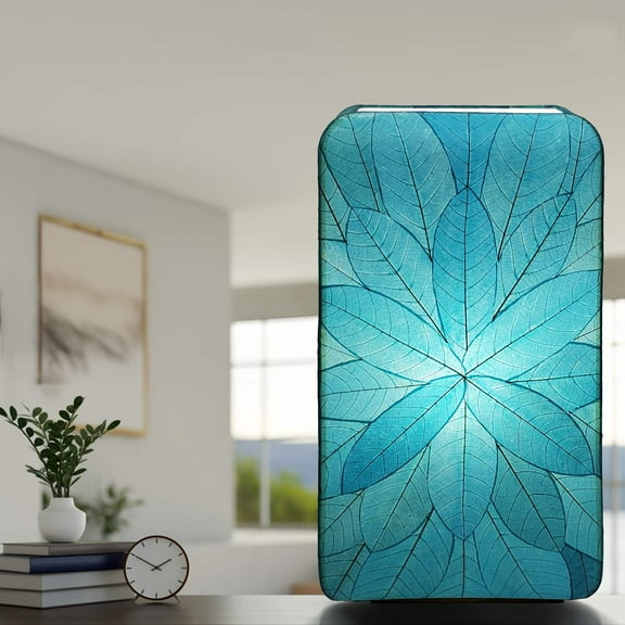 Eangee Sunburst Table Lamp Sea Blue