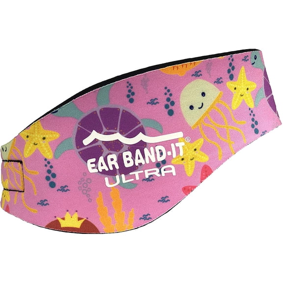 Ear Band-It Ultra Swimming Headband - Best Swimmer's Headband - Keep Water Out, Hold Earplugs in - Doctor Recommended - Water Protection - Secure Ear Plugs - Invented by ENT Physician