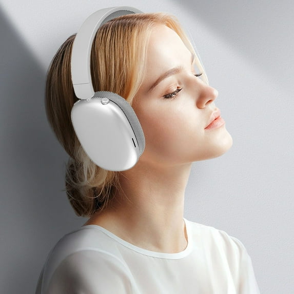 Over Ear Bluetooth Headphones with Long Battery Life, Noise Leakage-Free, Sports-Ready, Foldable, Comfortable Fit, Wireless with Noise Isolation, Perfect for Travel & Workout Silver