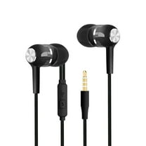 Ear Buds Electronics Earbuds Wired with Microphone Noise Isolating In-Ear Headphones Powerful Heavy High Definition Earphones Compatible Most 3.5mm Headphones