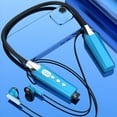 thumbnail image 1 of Ear Buds Intelligent Digital Display Wireless Hanging Neck Bluetooth Headset Running Sports Headphones Wireless Earbuds, 1 of 7