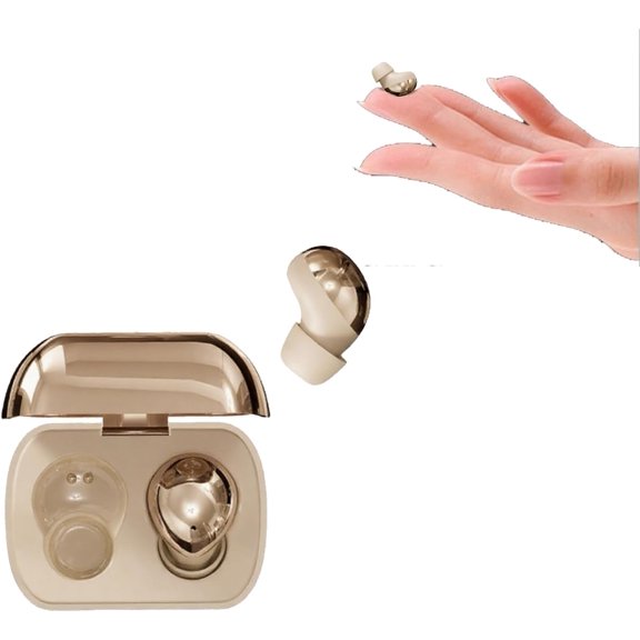 Ear Buds Small Mini Invisible Earbuds Wireless Bluetooth Hidden for Work Micro Tiny Discreet Smallest Earbuds for Small Ears Hidden Discreet Headphones