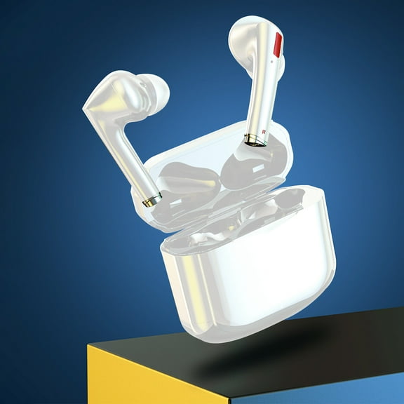 Ear Buds Wireless Bluetooth Headphones With Charging Case,Fingerprint Control And Immersive Premium Sound Effect Smart Noise Reduction Earphones IPX5 Wireless Earbuds