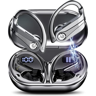 Ear Buds Wireless Bluetooth V5.3 Clip On Earbuds Open Ear Headphones,36 Hours Playtime with Charging Case,IPX4 Waterproof Earphones 327GOO-19