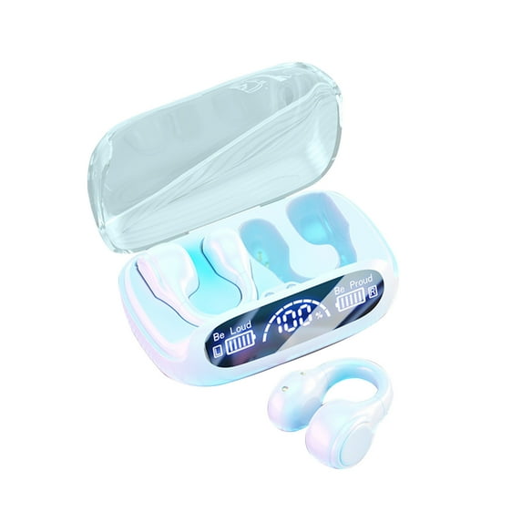 Ear Buds Wireless Headset Bluetooth Headset 5.3 Digital Ear Clip-on Headset Lightweight Headset With Microphone And Charging Case , Suitable For Mobile Phones, Computers Wireless Earbuds