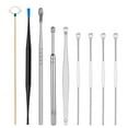Ear Care Antiseptic Solution For Pierced Ears Stainless Steel Ear Picking Tool Set, Massage Ear