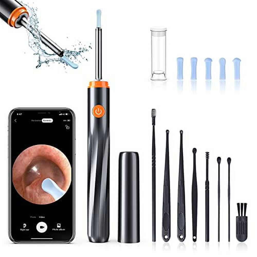 Ear Cleaner with Camera, Ear Wax Removal with 8 Pcs Ear Set, Ear