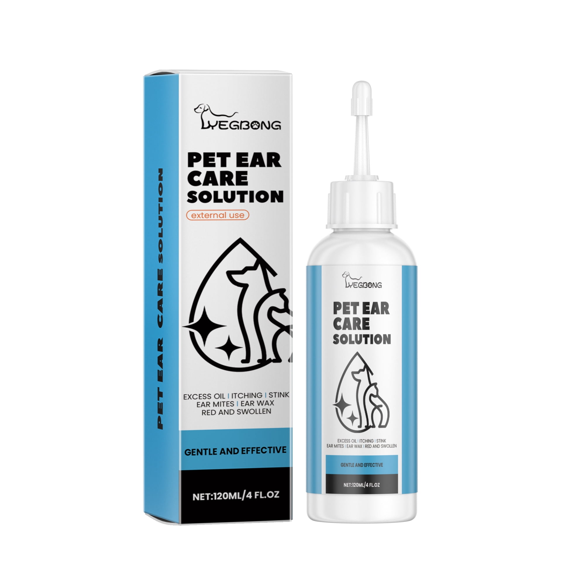 Ear Cleaner For Cats And Dogs Gentle Ear Cleaner For Cats And Dogs To Remove Odor,120ml