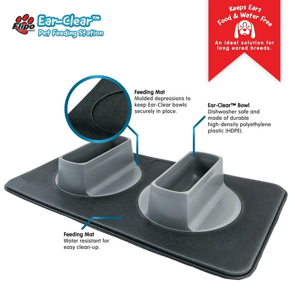 Ear-Clear Pet Feeding Station